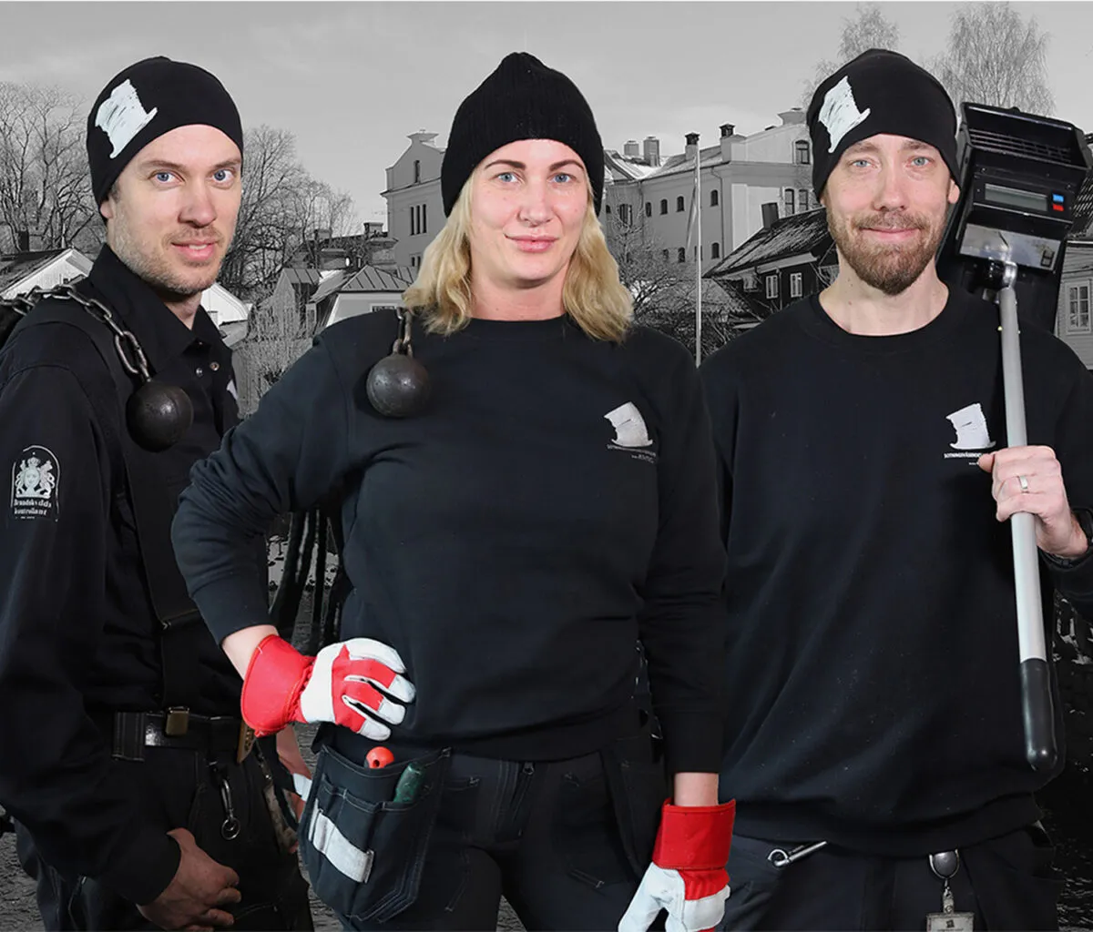 Medarbetare från Sotningsväsendet i Gävle