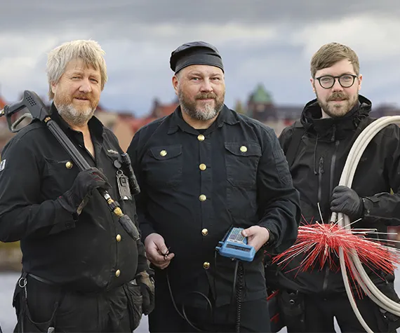 Medarbetare från Sotarbolaget i Jämtland