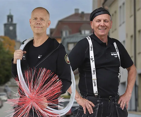 Medarbetare från Skorstensfejarmästare Ulf Öberg