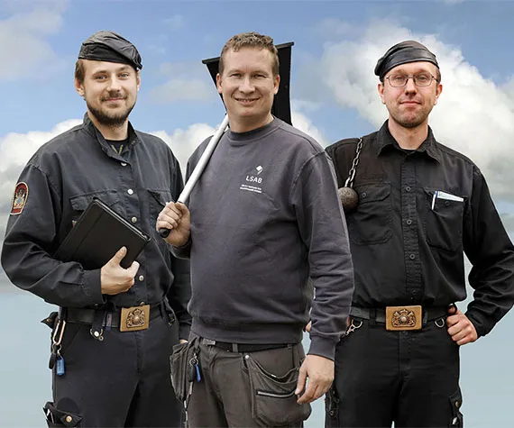 Medarbetare från Lindesbergs Sotningsdistrikt